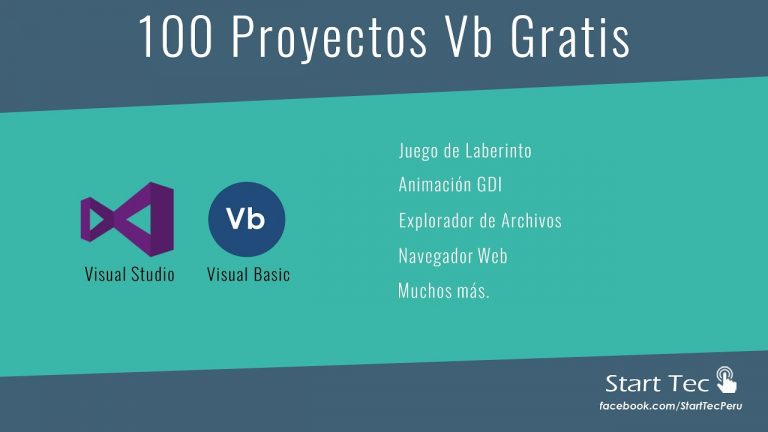 100 Proyectos en Visual Basic | Gratis Código Fuente